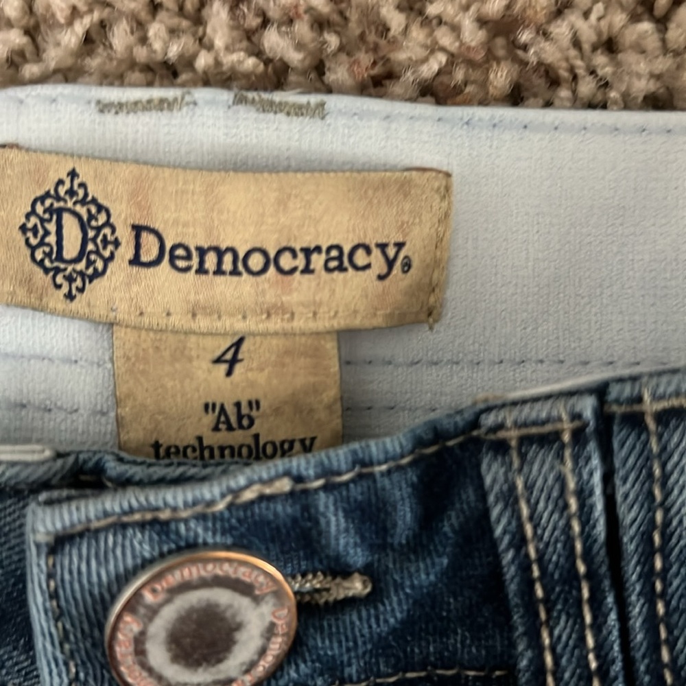 Democracy Medium Blue Skinny Jeans for Women - Picture 2 of 3